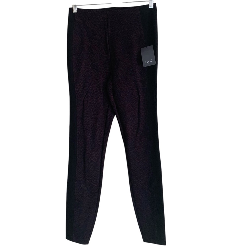 Lysse NWT Laura Pointe Knit Ankle Leggings Cosmic Animal Print Womens Size Small